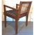 Wood Pierre Jeanneret Caned Teak Armchair from Chandigarh, India For Sale - Image 7 of 8