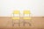 Model 1024 Garden Chairs with Galvanized Steel Tube Frames and Yellow Wooden Slats, 1934, Set of 2 For Sale - Image 5 of 13