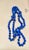 Lapis Lazuli Single Strand Necklace 14 Kt Roundel Yellow Gold , 32 Inch For Sale In New York - Image 6 of 8