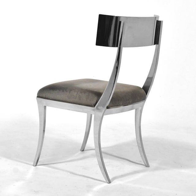 Late 20th Century Bernhardt "Gustav" Chair in Stainless Steel For Sale - Image 5 of 10