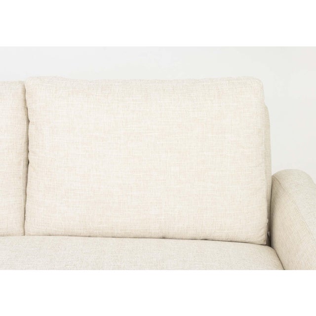 Vanguard Studios Vanguard White Upholstered Three-Seat Sofa For Sale - Image 4 of 8