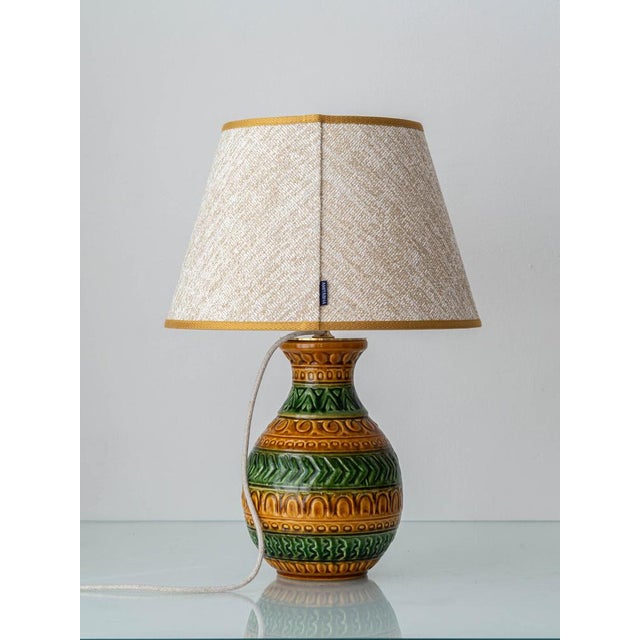 Bitossi Style Ceramic Table Lamp from Bay Keramik, 1970s For Sale - Image 6 of 12