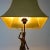 Vintage Neoclassical Marble Foot Table Lamp with Egyptian Warrior For Sale - Image 15 of 17