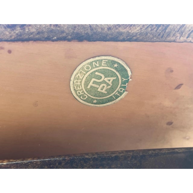 1960s Mid-Century Italian Modern Goatskin Nesting Tables attributed to Aldo Tura, 1967, Set of 3 For Sale - Image 5 of 11