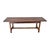 Brown French 19th Century Solid Oak Farm Table For Sale - Image 8 of 16