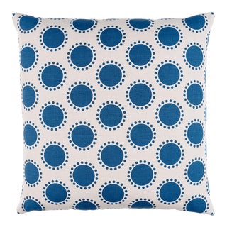 Schumacher Oompa 22" Pillow In Navy For Sale