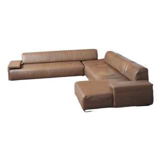Leather Lowland Sofa by Patricia Urquiola for Moroso, Italy, 2000s For Sale