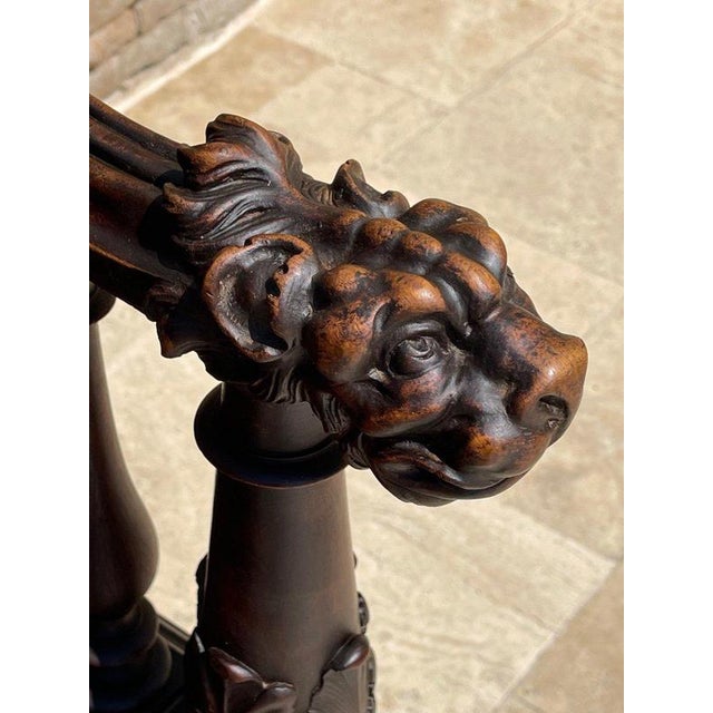 Neo-Gothic Castle Safe Bench For Sale - Image 6 of 11