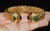 Italian Vintage Fope Flex’it Natural 5.20ct Diamond Sapphire Emerald 18k Gold Open Cuff Bracelet For Sale - Image 3 of 14