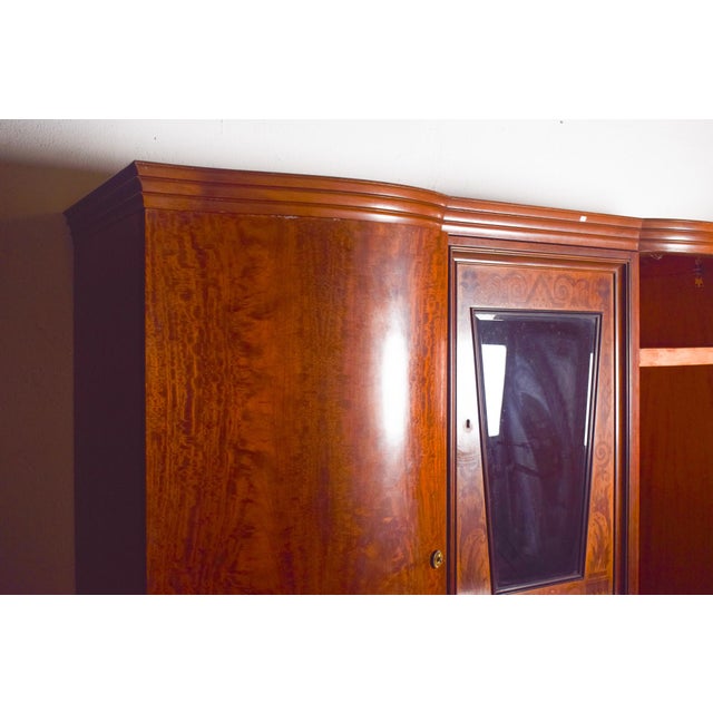 Wooden Sacristy Wardrobe with Central Oratory, 1930 For Sale - Image 11 of 13