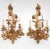 Mid-20th Century French Country Giltwood Five-Light Wall Sconces With Carved Floral and Fruit Decoration - Pair For Sale - Image 9 of 9