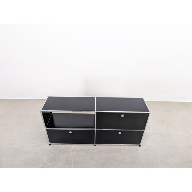 Sideboard in Black from USM Haller For Sale - Image 4 of 11