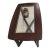 Traditional Dark Wood & Glass Coffee Table and End Table Set For Sale