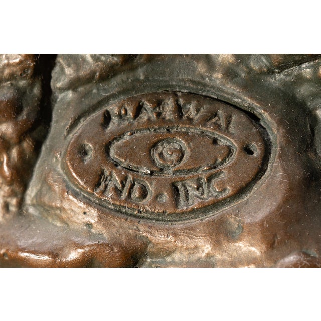 Brown Late 20th Century Marwal Rodin the Eternal Idol Chalkware Sculpture For Sale - Image 8 of 11