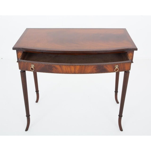 Regency Side Table in Mahogany, 1920s For Sale - Image 4 of 6