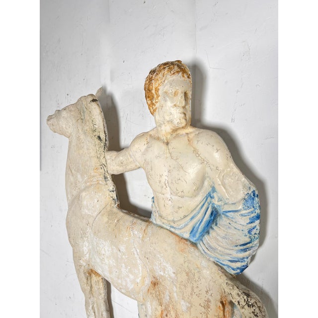 Antique White 19th Century Antique French Neoclassical Plaster Relief Sculpture For Sale - Image 8 of 10