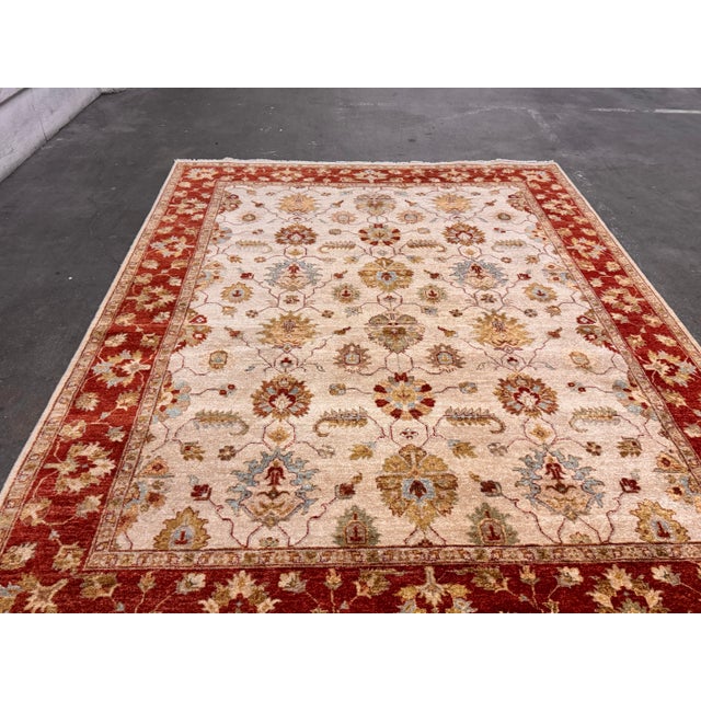 7ft 11 in X 10ft 1 Vasari Hand-Knotted Wool Area Rug For Sale - Image 9 of 12