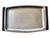 1960s Stelton Denmark Stainless Steel Tray With Rosewood Handles Designed by Arne Jacobsen For Sale - Image 9 of 12