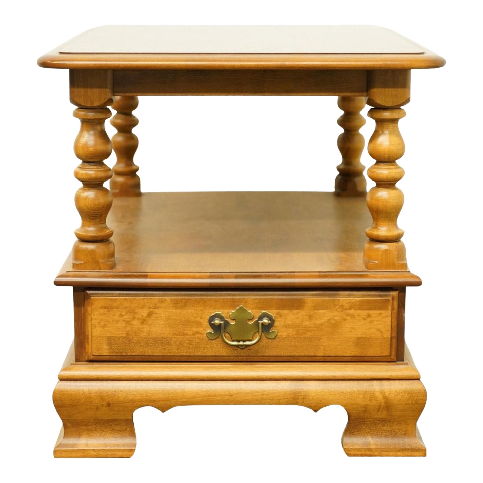 Ethan Allen Heirloom Nutmeg Maple Early American Colonial Style 21