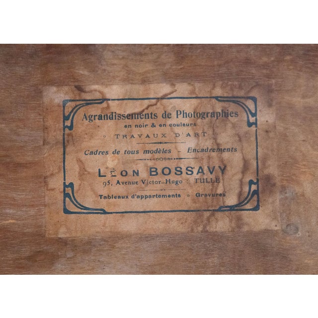 Wood Antique French Faux Bamboo Carved Mirror For Sale - Image 7 of 8