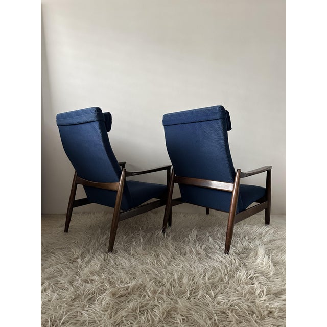 1960s GFM 64 Lounge Chairs by Edmund Homa, 1960s, Set of 2 For Sale - Image 5 of 11