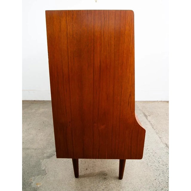 Mid-Century Modern 1960s Mid Century Danish Modern Credenza Highboard Teak Wood 9 Drawers Bar Denmark For Sale - Image 3 of 12