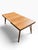 Mid-Century Modern Vintage Mid-Century Modern Solid Oak Extendable Dining Table With 2 Leaves For Sale - Image 3 of 11