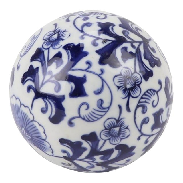 Vine Porcelain Ball 4" For Sale