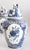 Large Mid-Century Dutch Delft Lidded Ginger Jars Vases - A Pair For Sale - Image 9 of 14