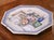 19th Century French Hb Quimper Faience Octagonal Wall Platter or Serving Tray For Sale - Image 4 of 10