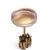 Kryptonite Side Table (Tortoise Brass & Magnifying Resin) For Sale - Image 9 of 12