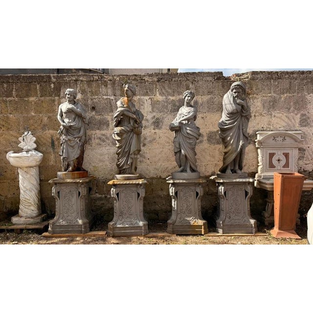 Large Vintage Garden Sculptures, 1970, Set of 4 For Sale - Image 4 of 7