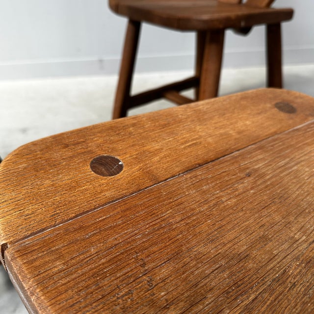 Vintage Dining Chairs attributed to De Puydt, Belgium, 1960s, Set of 4 For Sale - Image 9 of 12