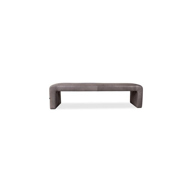 Grey Leather Bench from Koinor For Sale - Image 9 of 13