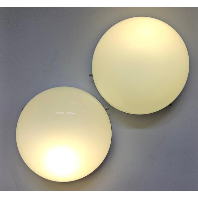 Bauhaus Chrome Ceiling or Wall Lamps, 1930s, Set of 2 For Sale - Image 14 of 16