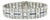 Art Deco, 16.50 Carats Diamond and Sapphire Bracelet, Platinum For Sale