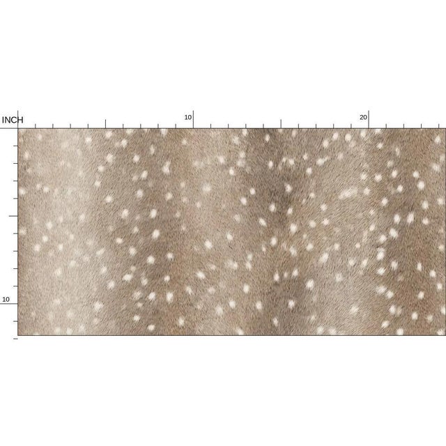 Wilde Spotted Antelope Hide Removable Wallpaper – Whiskey Brown 3 Yard Roll For Sale In Atlanta - Image 6 of 8
