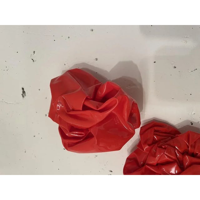 Mark Paron, Crinkle Sculptures, 1997, Vinyl, Set of 3 For Sale - Image 4 of 12