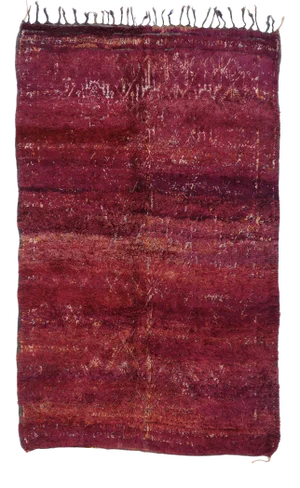 Vintage Berber Beni M'Guild Moroccan Rug - 07'00 X 11'04