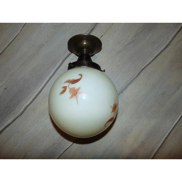 1920s Brass Plafond Celling Lamp, 1920s For Sale - Image 5 of 5