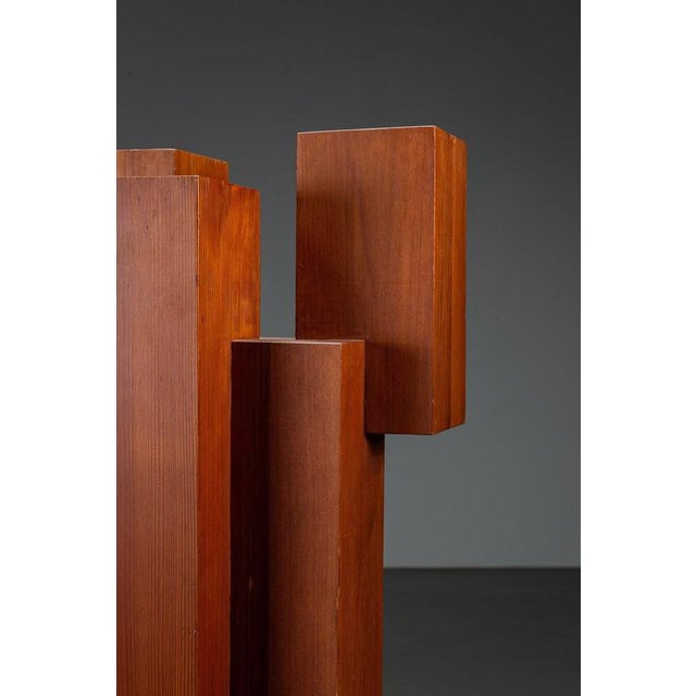 Wood Jan Hoog, Constructivist Sculpture, 20th Century, Wood For Sale - Image 7 of 15