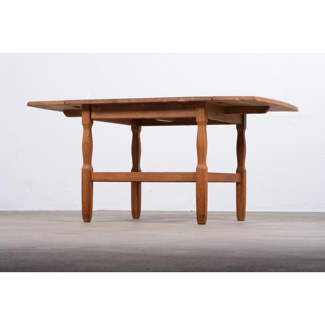Square Oak Coffee Table by Henning Kjærnulf, Denmark, 1960 For Sale - Image 4 of 9