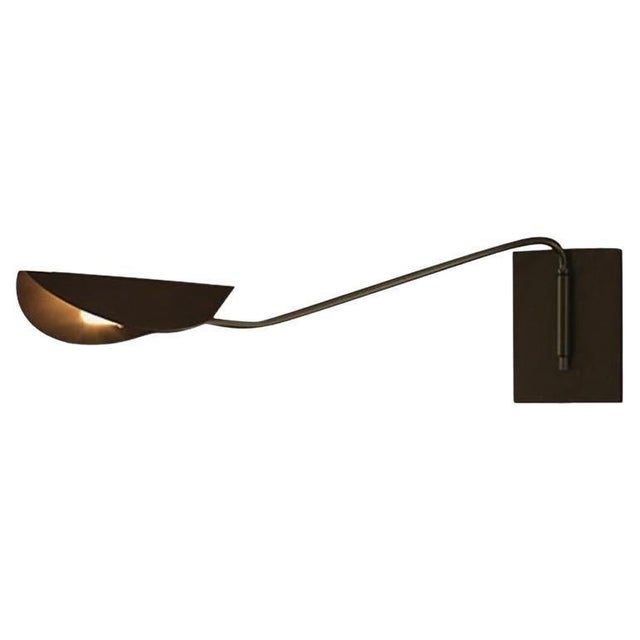 Small Plume Wall Lamp in Black Lacquered Metal by Christophe Pillet for Oluce For Sale - Image 14 of 14