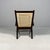 1940s Mid-Century Modern Italian Wood and Straw Armchairs, 1940s, Set of 2 For Sale - Image 5 of 18