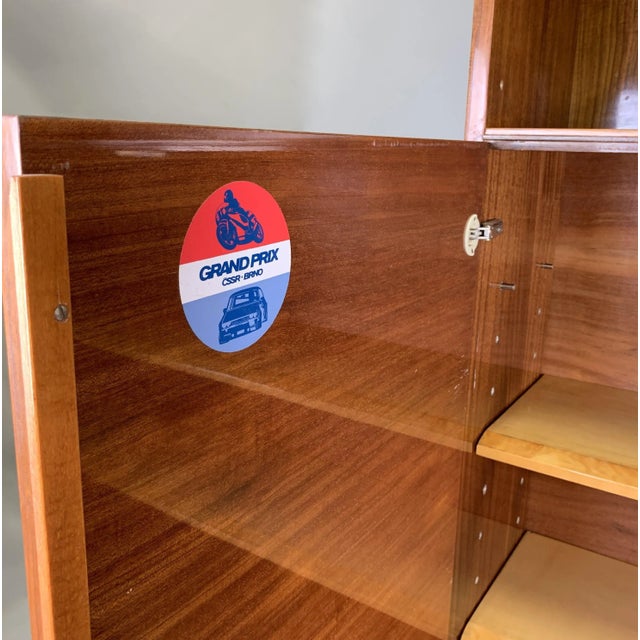 Vintage Cabinet Belmondo in High Gloss, Czechoslovakia, 1970s For Sale - Image 4 of 11