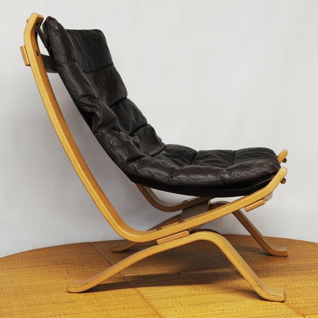 Vintage Danish Leather Lounge Chair from Bramin Møbler, 1970s For Sale - Image 9 of 14