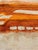 Textile Vintage Swedish Rya Rug With Modern Design in Burnt Orange, Cream and Orange For Sale - Image 7 of 10