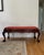 Wood Late 20th Century Chippendale-Style Mahogany Bench by Craftique For Sale - Image 7 of 7