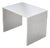 Brushed Aluminum Side Table by Veliento For Sale