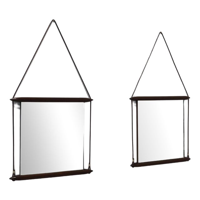 Paraggi Hanging Mirrors from MIM Italia, 1958, Set of 2 For Sale